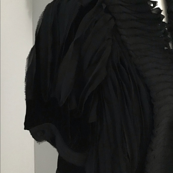 🖤 NWT BCBGMaxAzria Lace Velvet Jacket Rare! XS 🖤 - Picture 3 of 8